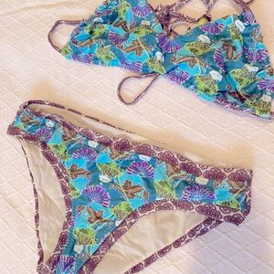 Saha bikini with reversible top